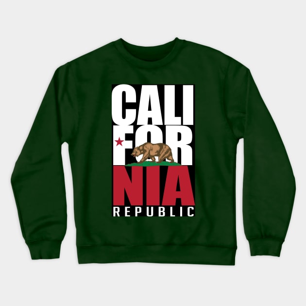 California Republic Design Crewneck Sweatshirt by Sterling